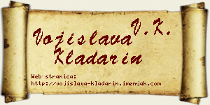 Vojislava Kladarin vizit kartica